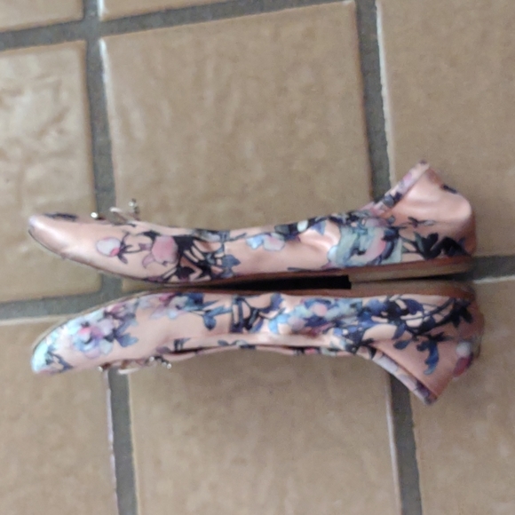 Well-used Sam Edelman Felicia Flat Floral Satin - Picture 8 of 11
